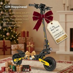 EOEOTWO GT06 Electric Scooter for Adults Foldable 30MPH Off-road E-scooter