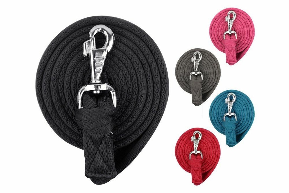 Derby Originals Premium Softgrip Cotton Lead Ropes w Replaceable Snap 7’ & 10′