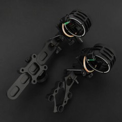 Archery Bow Sight 5-pin 0.019»Optical Fiber Micro Adjustment CNC Compound Bow
