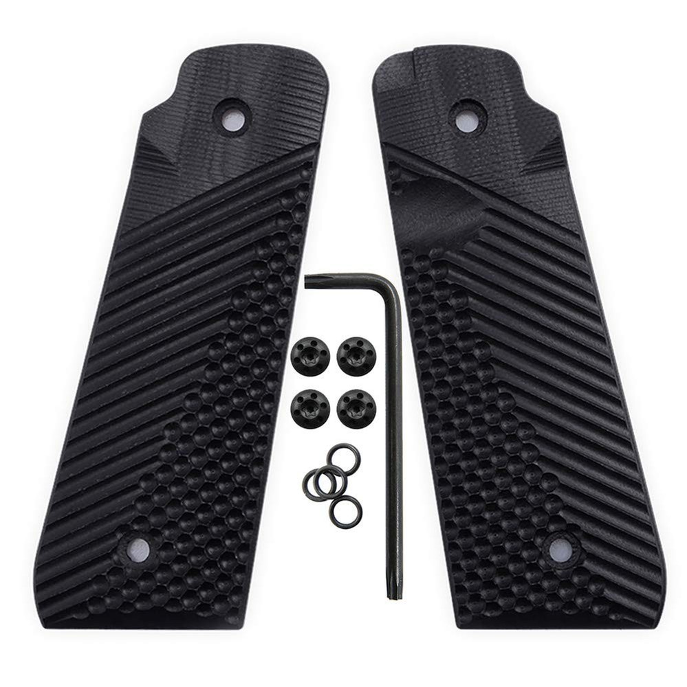 Cool Hand Ruger Mark IV 22/45 Lite G10 Grips, Fits Generation 4 Rimfire Black