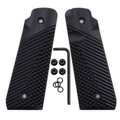Cool Hand Ruger Mark IV 22/45 Lite G10 Grips, Fits Generation 4 Rimfire Black