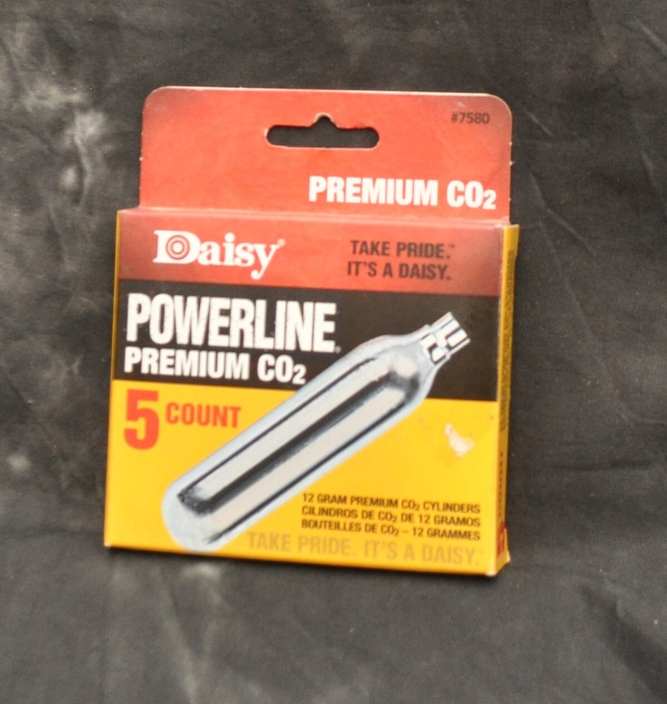 Lot of 6 packs – Daisy Model 7580 Powerline CO2 Cylinders, 12 Grams, 5 Per Box
