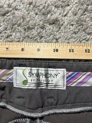 Tredstep Symphony Breeches Grey 32L 34×28 Pockets Stretch