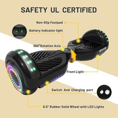 Commugo Hoverboard Electric Bluetooth Self-Balancing Scooter for All age UL 2272