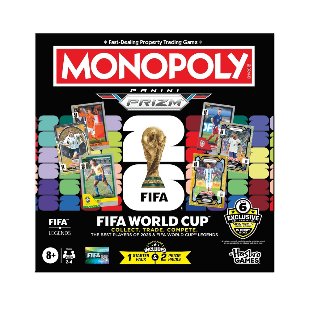 Monopoly Panini Prizm: FIFA World Cup Game I Soccer Board Multicolor
