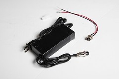 24V 3 amp High End DC Charger AV Plug f gel SLA AGM battery electric