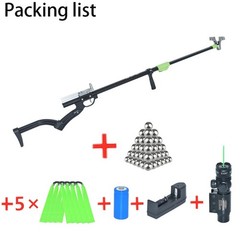 Slingshot Rifle With Laser Aiming Portable Catapult Outdoor Hunting For Adult