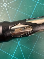 CRBN IC SS8 barrel (BLACK) with Stainless Steel .689 insert: AC thread. Rare!