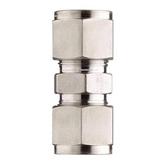304 Stainless Steel Compression Tube Fitting, 3/8″ x 3/8″ Tube OD, 3/8 Inch