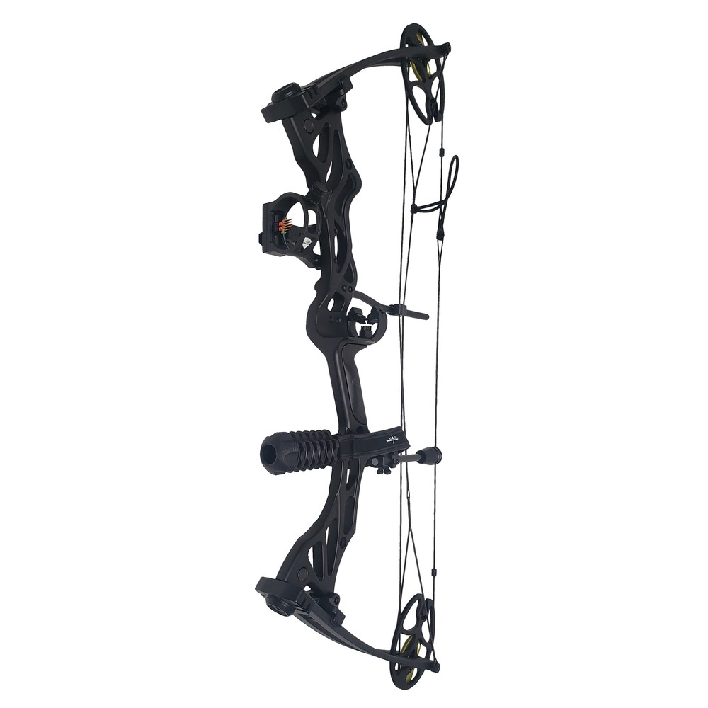 SAS 70LBS Hunting Compound Bow Package w/ Bow Sight Arrow Rest Stabilizer Sling