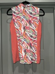 Dover Saddlery CoolBlast 100 Ladies’ Lakeland Sleeveless Print Shirt XS