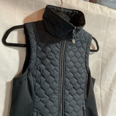 Kerrits Vest Womens Size XS Black Quilted Equestrian Riding Zipper Front