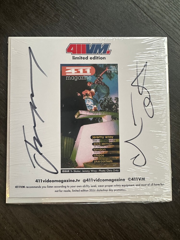 411VM 411 Video Magazine Limited 7″ Vinyl Record Sol The Boxcar Skate Shop Day