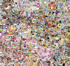 Surprise Lot of 10Pcs Random Japanese Kawaii Anime Cartoon Stickers