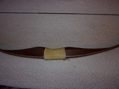 Vintage Custom Made Wood Left Hand Long Bow