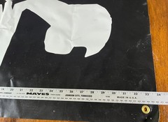 Vintage Y2K Powell Peralta Vato Rat Bones Brigade Skate Shop Vinyl Banner Black