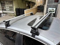 For Honda Civic Hatchback 2021-2025 Roof Rack Cross Bars Normal Roof Alu Black