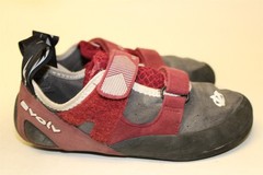 Evolv Elektra Womens Size 38 7.5 Merlot Grey Climbing Approach Bouldering Shoes