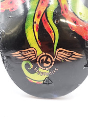 Kryptonics Skateboard Deck Evil Demon Green Octopus Graphic 31 Inches