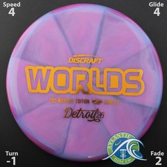 Discraft Z Swirl Zone SS – 2026 Worlds – Scale Weight
