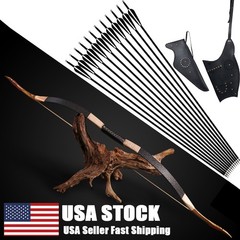 Traditional Recurve Bow 30-50lb Handmade Horse Bow Archery Mongolian Bow Hunting