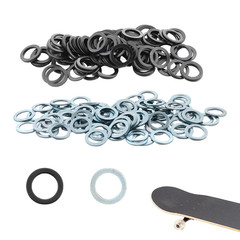 200 Pcs Skateboard Speed Washers Truck Axle Washers Rings for Speed Bearing