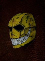 Custom Airsoft Mask Full Face BB Gun Halloween Costume Cosplay Prop Smiley A10