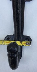 New Heavy Duty Black Powder Coated Malleable Iron 10″ Horse Harness Hook Tack
