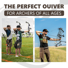 SF4 Hip Quiver for ArrowsBeginner Right Handed Quiver Arrow HolderKhaki