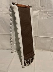 SIMCO Cinch 35″ Smooth WHITE Straight Saddle Girth