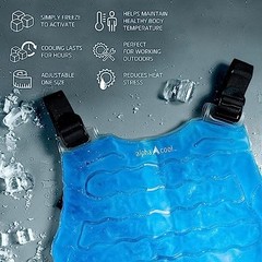 Cooling Ice Vest for Men and Women, One size fits all (Chest 33″-58″ Inches)