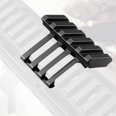 Picatinny Offset Rail Mounts, 45 Degree 3 4 5 Slots Offset Picatinny Rails 45…