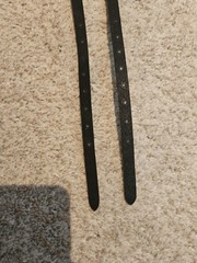 English Spur Straps Black 18 Inches