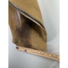 Devon-Aire Tan Suede Leather Equestrian Riding Chaps Medium Style 225 Zip Buckle