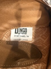 Dingo Thunder Road Western Equestrian Boots Camel Women’s Size 7