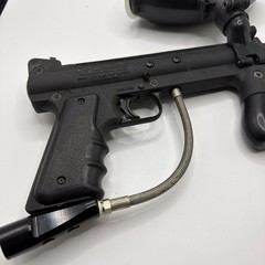 Tippmann Model 98 Custom Platinum Paintball Gun With Barrel Feeder Loader Hopper