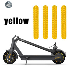 4pcs Reflective Wheel Cover Stickers for Ninebot Max G30 Electric Scoote