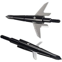 100 Grain Archery Broadheads 21 ¾-inch Cutting Diameter 2 Expandable Broadheads