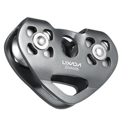 Lixada 30kN Climbing Pulley Aluminum Magnesium Alloy 12mm Cable for Rescue