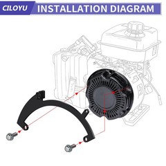 Throttle Control Linkage Bracket Kit Compatible with Predator 79cc 3.0HP LIFA…