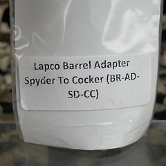 NEW Lapco Barrel Adapter Spyder To Cocker (BR-AD-SD-CC)