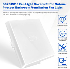 S97011813 Light Lens Fit for Broan,Bathroom Light Cover Replacement Part Fit for