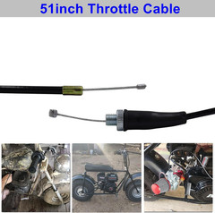 51Inch Throttle Cable: Compatible with 50Cc, 80Cc, 90Cc, 110Cc 125Cc 140Cc 150Cc