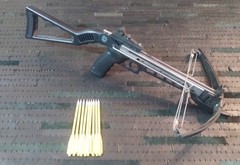 NcStar Crossbow With Adjustable Sight, Compass & Bolts