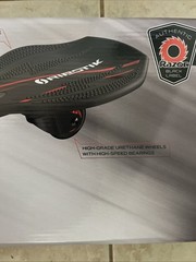Razor Black Label RipStik Ripster Caster Board 2 Wheel Pivoting Skateboard 8+