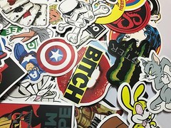 200 Skateboard Stickers bomb Vinyl Laptop Luggage Decals Dope Sticker Lot cool