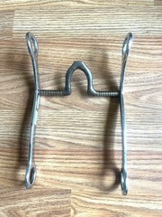 Harris 5 1/4” Sterling & Stainless Silver 2” Ported Cathedral Western Show Bit