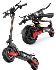 4000W Folding Electric Scooter Full Suspension 11in Tires 50MPH Top Speed