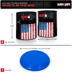 Kan Jam TRADITIONAL FLAG Disc Throwing Outdoors Backyard Game ~ MADE IN THE USA