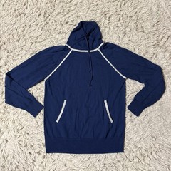 Women’s Medium Blue Essex Classics Long Sleeve Horseback Riding Pullover Sweater